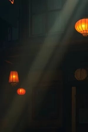 《墨色千峰》第二季海报：水墨山峰间持剑而立的少年